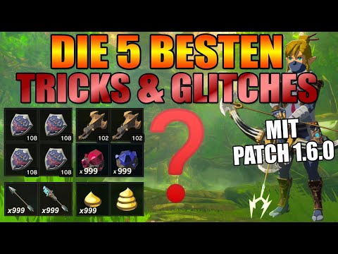 The 5 BEST Tricks & Glitches with Patch 1.6.0 ► Zelda Breath of the Wild