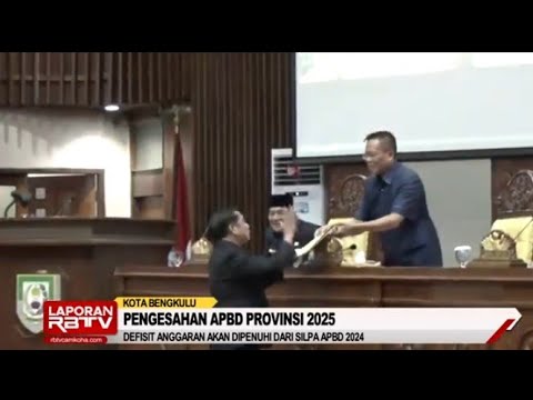 Pengesahan APBD Pemprov Bengkulu 2025