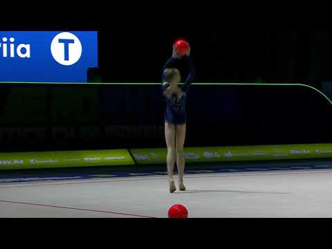 European Championship Baku 2019   Viktoriia Onopriienko Ball Qualification