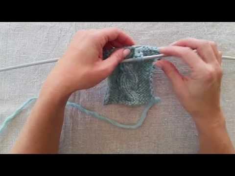 Lär dig att sticka flätstickning