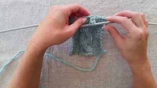 Lär dig att sticka flätstickning