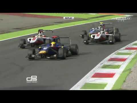 2014 GP3 @ Italy - Zamparelli Bounces Over Curbs