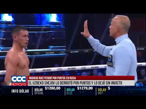 14 Rodrigo Ruiz dejó su invicto en Rusia ante el uzbeko Shejov