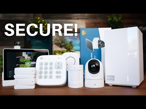 eufy Security Motion Sensor, Home Alarm System, 100° Coverage, 30 ft Detection Range, 2-Year Battery Life, Adjustable Sensitivity, HomeBase Required, Optional 24/7 Protection Service, Home Security video review thumbnail