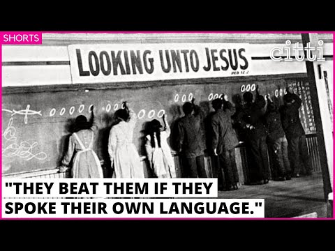 "British Christian missionaries kidnapped American Indian children, put them in concentration camps"