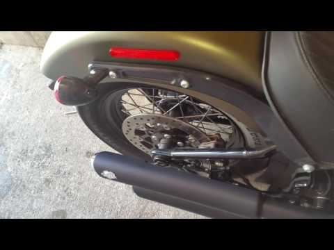 2016 HD SOFTAIL SLIM S FLSS WITH VANCE AND HINES SLIP ONS.