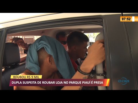 Dois homens foram presos por participarem de assalto no Parque Piauí 08 03 2021