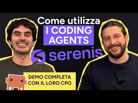 Guida completa ai Coding Agents (ClaudeCode, Codex) con il CPO di Serenis, Carlo Alberto Gaetaniello