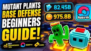 MUTANT PLANTS BASE DEFENSE BEGINNERS GUIDE (BEST PROGRESSION TIPS, REBIRTH, CODES) Roblox