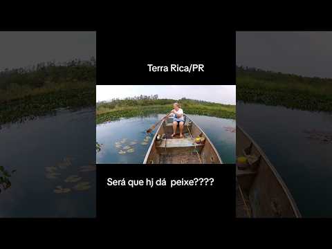 Terra Rica\PR #turismo  #peixe. #barco. #pescaria. #rio