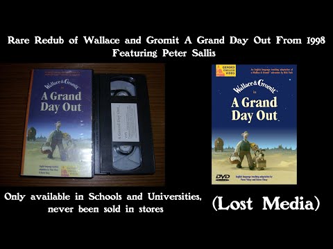 Rare Redub of Wallace & Gromit A Grand Day Out From 1998 (Lost Media)