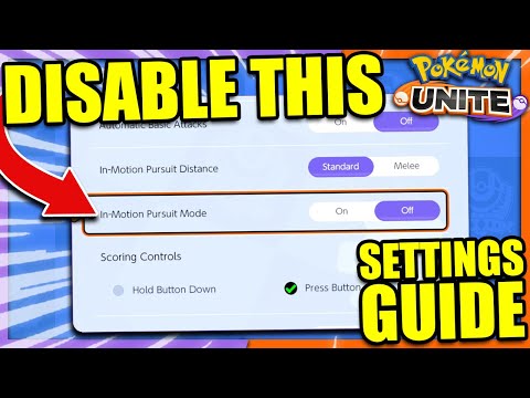 SETTINGS GUIDE FOR POKEMON UNITE