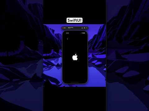 Let’s create a Animated Splash Screen for SwiftUI App | #apple #animation #ios thumbnail