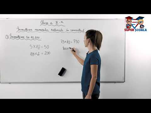 Clasa a III-a - Înmulțirea cu 10, 100