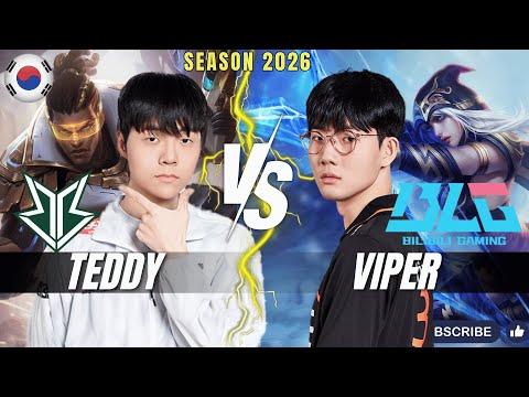 BRO Teddy vs BLG Viper - Teddy LUCIAN vs Viper ASHE ADC - Patch 26.1 KR Ranked | lolrec