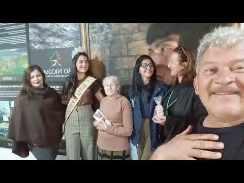 Sala de exposição fragmentos de uma civilização Sao Nicolau RS.