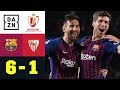 Lionel Messi Dirigiert Barca Ins Halbfinale: Barcelona - Sevilla 6:1 | Copa Del Rey | Highlights