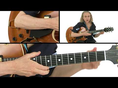 🎸Jazz Guitar Lesson - Basic Charleston Rhythm: Demonstration - Mimi Fox