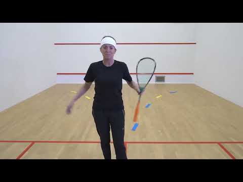Beginner Level 2 - Movement Drills with Pro Squash coach Liz Irving