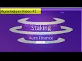 Aura Finance Helper series 2 How to stake using Aura Finance