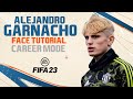 ALEJANDRO GARNACHO FACE FIFA 23 -  Pro Clubs Face Creation look alike MANCHESTER UNITED