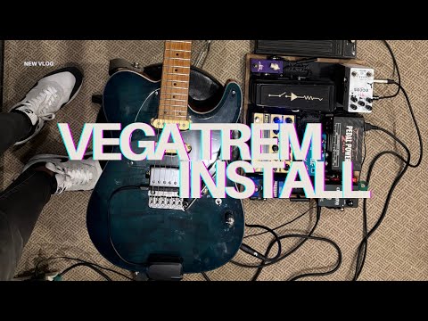THE VEGATREM VT 1 INSTALL ON MY GUITAR #andredinuth VLOG