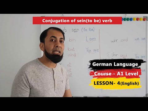 Corso di tedesco A1 | Lezione 4 | Coniugazione del verbo essere in tedesco | Verbo essere in tede...