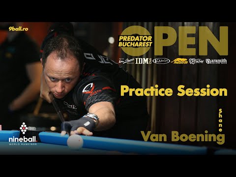 Shane Van Boening --- 2022 World Champion at work | Predator Bucharest Open