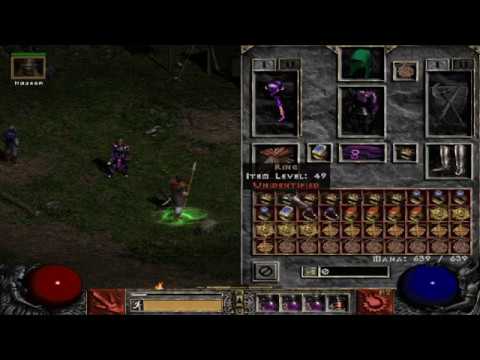 Diablo 2 NM Andariel 18 Unique Rings 22 Set Amulets Identified