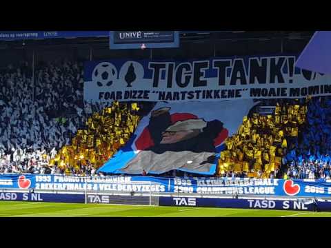Sfeeractie SC Heerenveen -  FC Groningen 2016, bedankt Foppe!