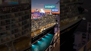 DISNEY WISH вечерняя подсветка Багамы Нассау #bahamas #nassau #disneywish #umarkeyn #nicemusic