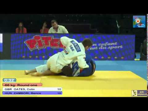 Judo 2014 European Championships Montpellier: Oates (GBR) - Zambori (HUN) [-66kg]