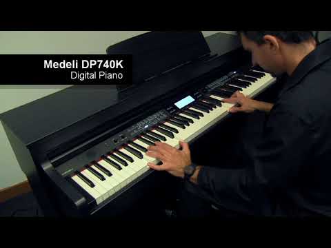 Демонстрация звучания цифрового пианино Medeli DP740K