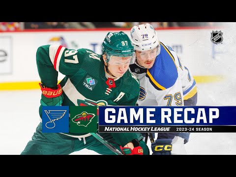 Blues @ Wild 11/28 | NHL Highlights 2023