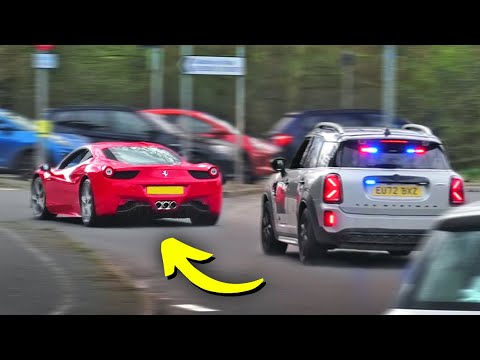 Unmarked Police CHASE Down Supercars in Car Crash Hotspot!