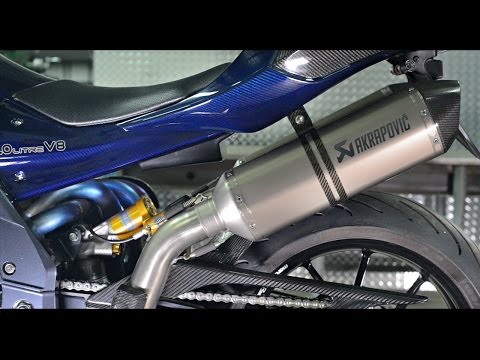 PGM 2L V8 motorcycle - sound teaser - 334hp