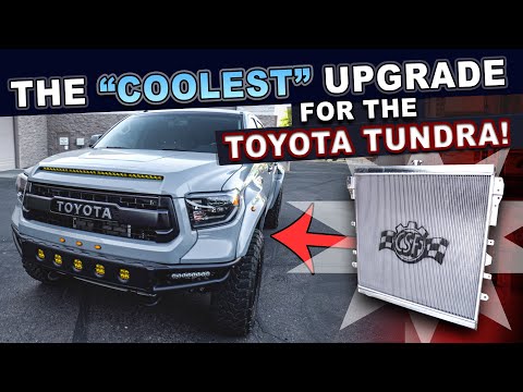 Our Supercharged Toyota Tundra gets COOL New Upgrade From CSF Radiators!