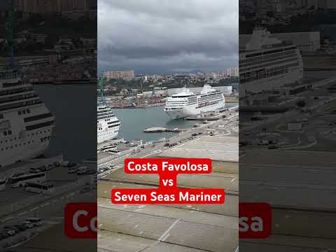 Thumbnail for Costa Favolosa vs Seven Seas Mariner in Marseille. Who wins? Tell me in comments.
