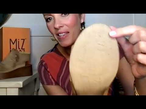 Miz Mooz Leather Heeled Slide Sandals - Braydon on QVC