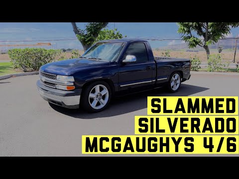 Silverado 4/6 Mcgaughys drop. NBS drop. Chevy NBS. Slammed on 20s