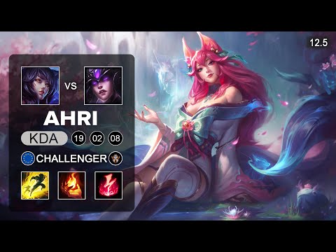 Ahri Mid vs Syndra - EUW Challenger - Season 12 Patch 12.5