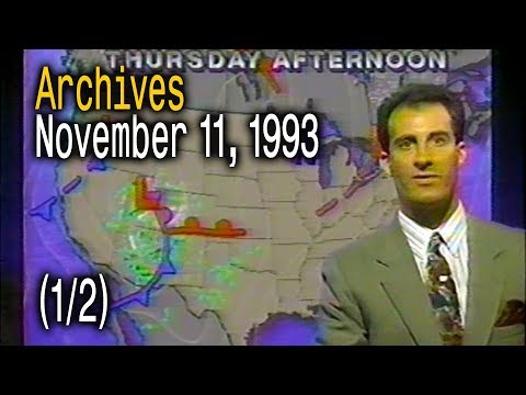 The Weather Channel Archives - November 11, 1993 - 6am - 8am (1/2)