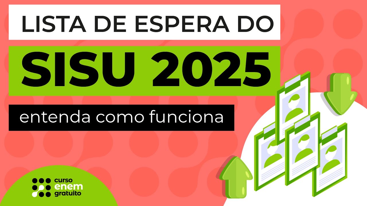 SISU 2025 WAITING LIST: understand how it works | Free Enem Course #sisu2025 #sisu
