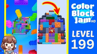Solusi Level 199 Color Block Jam