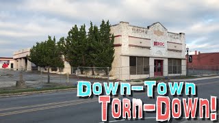 They're Tearing Down ROCK HILL , SC!  Also Building Some Things.  Historic Trade St. Is Long Gone!