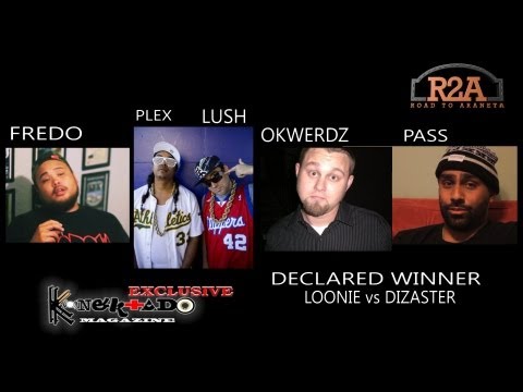 R2A - Loonie vs Dizaster DECLARED WINNER BY LUSH ONE,OKWERDZ,PLEX,PASS,FREDO Araneta Dreams