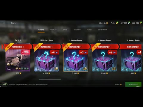 Opening another 16 mystery boxes and got tank yay.