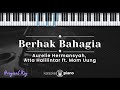 Berhak Bahagia - Aurelie Hermansyah, Atta Halilintar feat. Mom Uung (KARAOKE PIANO - ORIGINAL KEY)