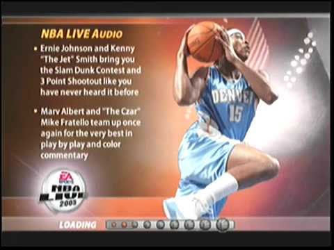 nba live 2005 xbox 360