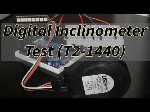 Quick test of US Digital T2-1440 Inclinometer